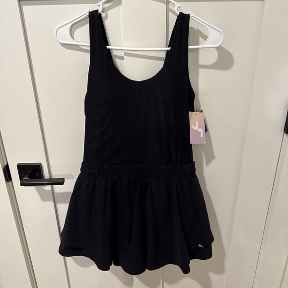 Joy Lab‎ Black Active Dress Built In Shorts & Bra Small - Picture 1 of 4